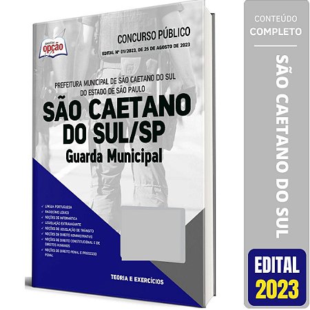 Apostila Concurso São Caetano do Sul SP 2023 - Guarda Municipal