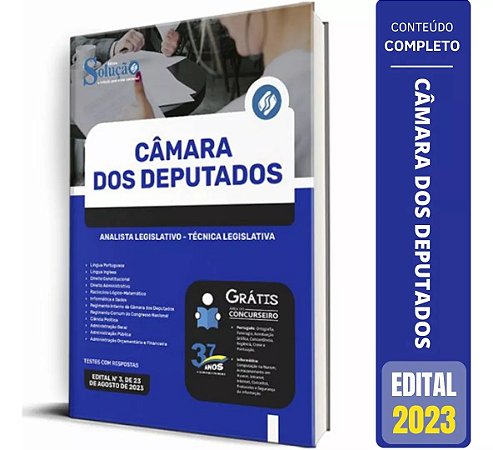 Apostila Câmara dos Deputados 2023 - Analista Legislativo - Técnica Legislativa