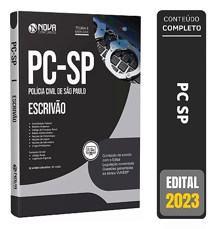 Apostila Escrivão De Polícia Pc Sp Polícia Civil Pc Sp 2023