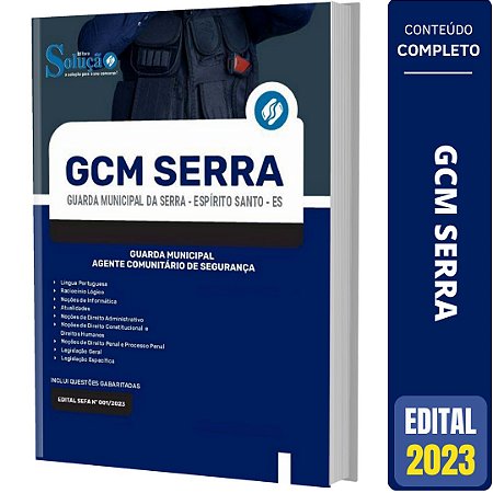 Apostila Concurso GCM Serra ES 2023 - Guarda Municipal