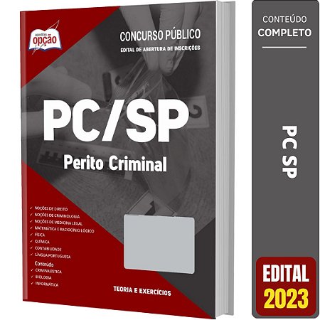 Apostila PC SP 2023 - Perito Criminal