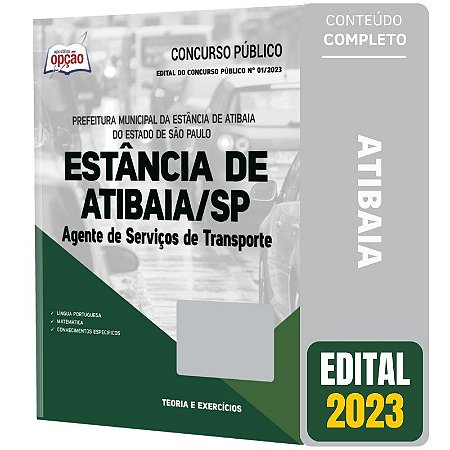 Apostila Atibaia SP 2023 - Agente de Serviços de Transporte