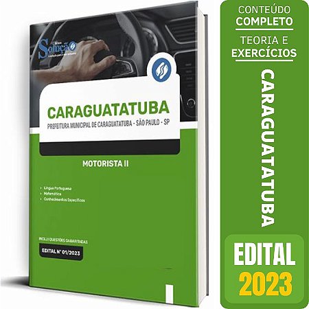 Apostila Prefeitura Caraguatatuba SP 2023  - Motorista 2