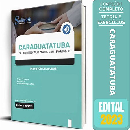 Apostila Prefeitura Caraguatatuba SP 2023  - Inspetor de Alunos