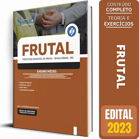 Apostila Prefeitura de Frutal MG 2023 - Ensino Médio