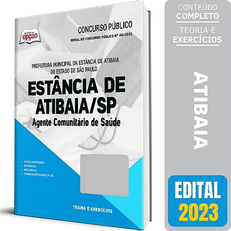 Apostila Atibaia SP 2023 - Agente Comunitário de Saúde