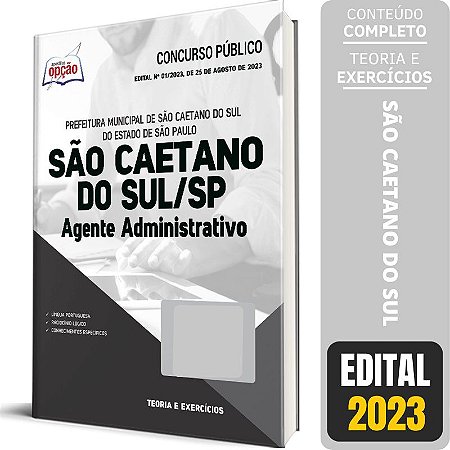 Apostila Concurso São Caetano do Sul 2023 - Agente Administrativo