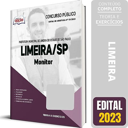 Apostila Prefeitura de Limeira SP 2023 - Monitor
