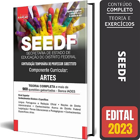 Apostila Seedf 2023 - Professor Temporário Artes - SEE DF