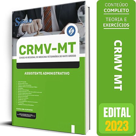 Apostila CRMV MT 2023 - Assistente Administrativo