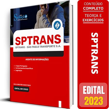 Apostila SPTrans 2024 - Agente de Informações