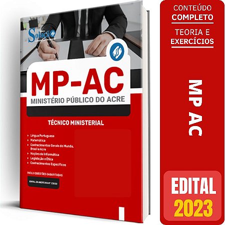 Apostila MP AC 2023 - Técnico Ministerial