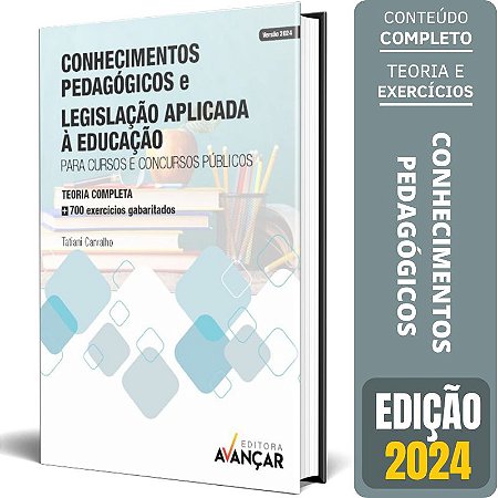 Apostila Conhecimentos Pedagógicos e Legislação Aplicada à Educação 2024