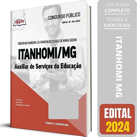Apostila Prefeitura de Itanhomi MG 2023 - Auxiliar de Serviços da Educação