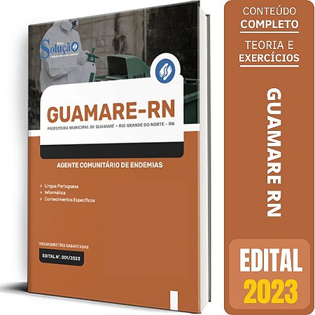 Apostila Prefeitura de Guamaré - RN 2023 - Agente Comunitário de Endemias