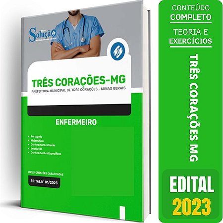 Apostila Prefeitura de Três Corações MG 2023 - Enfermeiro