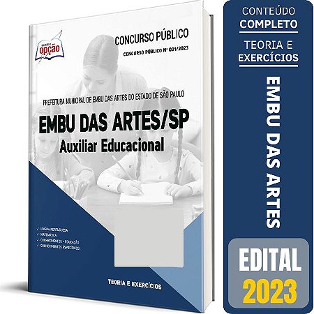 Apostila Prefeitura de Embu das Artes SP - Auxiliar Educacional
