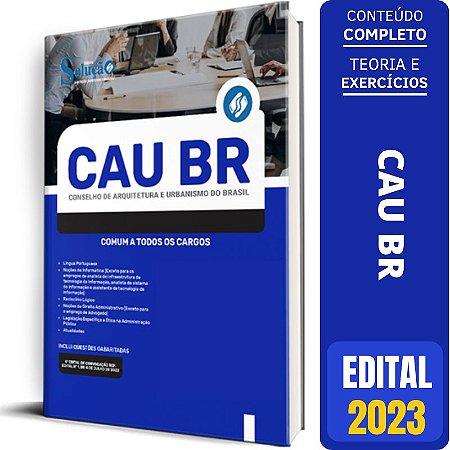 Apostila CAU BR 2023 - Comum a Todos os Cargos
