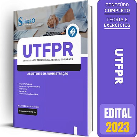 Apostila UTFPR 2023 - Assistente em Administração