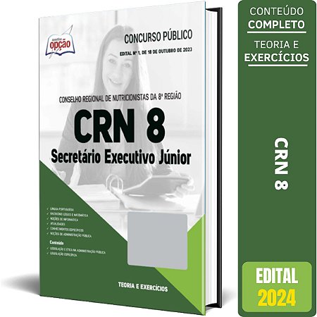 Apostila CRN 8 2024 - Secretário Executivo Júnior