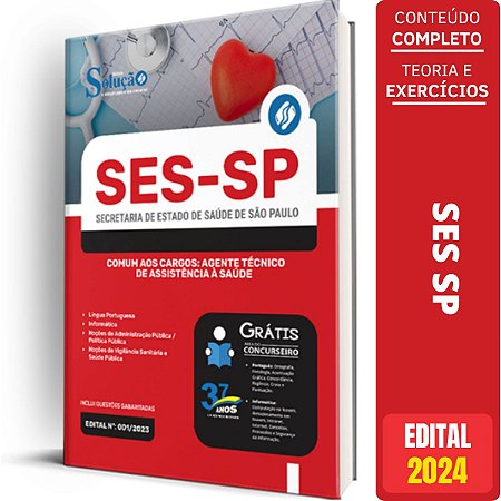Apostila SES SP 2024 - Comum aos Cargos
