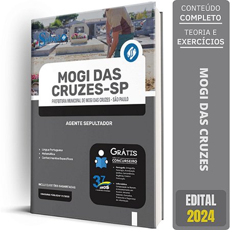 Apostila Prefeitura de Mogi das Cruzes SP 2024 - Agente Sepultador