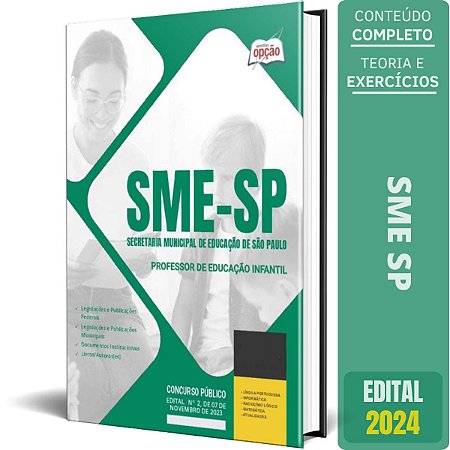 Apostila SME SP 2024 - Professor de Educação Infantil