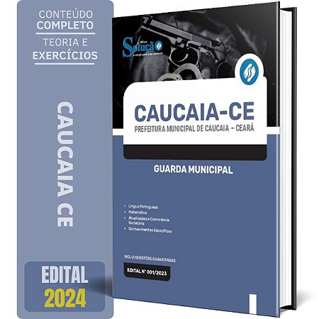 Apostila Prefeitura de Caucaia CE 2024 - Guarda Municipal