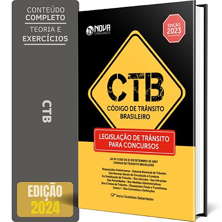 Apostila CTB 2024 - Legislação de Trânsito para Concursos