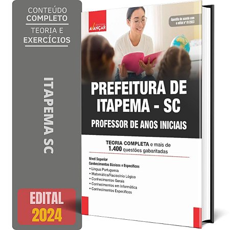 Apostila Prefeitura De Itapema Sc Professor De Anos Iniciais 2024