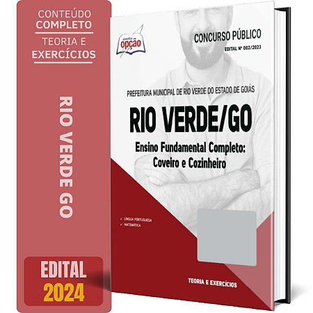 Apostila Concurso Rio Verde Go 2024 - Ensino Fundamental Completo