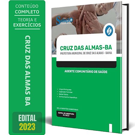 Apostila Prefeitura de Cruz das Almas BA 2024 - Agente Comunitário de Saúde