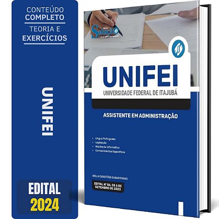 Apostila Concurso UNIFEI 2024  - Assistente em Administração