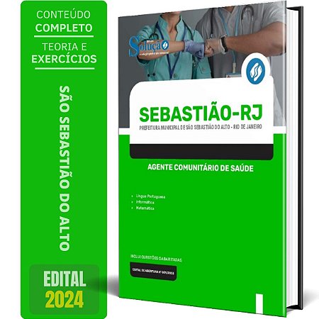 Apostila Prefeitura São Sebastião do Alto RJ 2024 - Agente Comunitário de Saúde