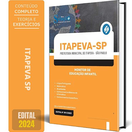Apostila Prefeitura de Itapeva SP 2024 - Monitor de Educação Infantil
