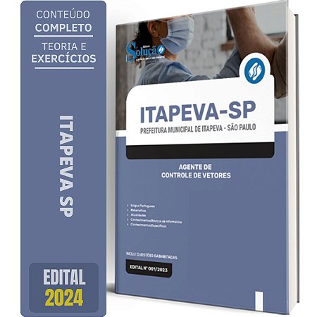 Apostila Prefeitura de Itapeva SP 2024 - Agente de Controle de Vetores