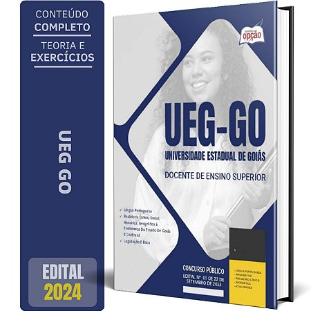 Apostila UEG GO 2024 - Docente de Ensino Superior