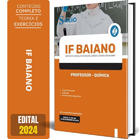 Apostila Concurso IF Baiano 2024 - Professor - Química