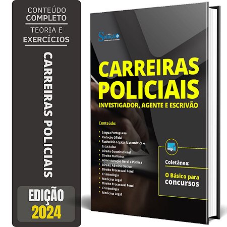 Caderno de Questões Carreiras Policiais 2024 - Questões Gabaritadas