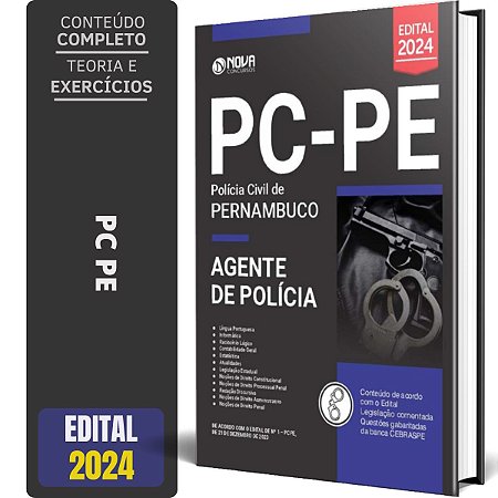 Apostila PC PE 2024 - Agente de Polícia