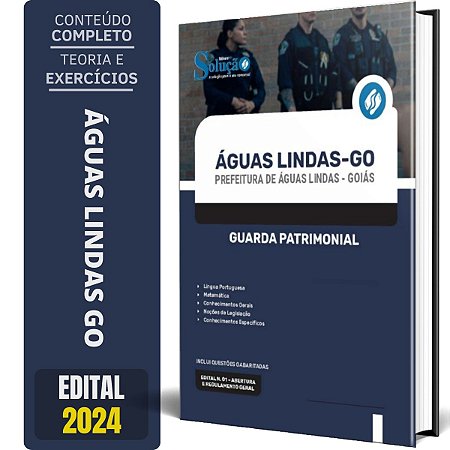 Apostila Prefeitura de Águas Lindas GO 2024 - Guarda Patrimonial