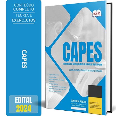Apostila Capes 2024 - Comum aos Cargos de Analista em Ciência e Tecnologia