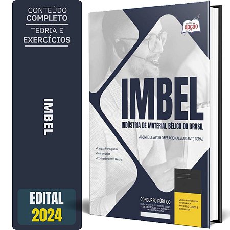 Apostila IMBEL 2024 - Agente de Apoio Operacional Ajudante Geral