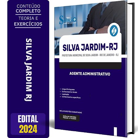 Apostila Prefeitura de Silva Jardim RJ 2024 - Agente Administrativo