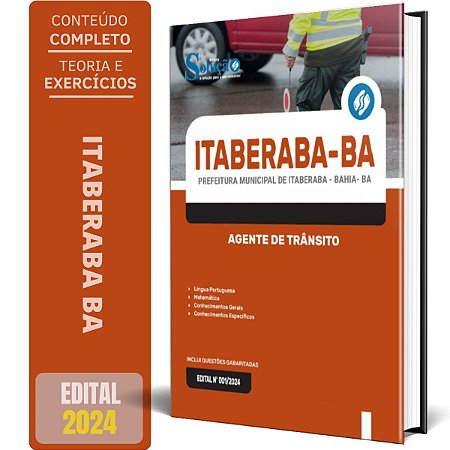 Apostila Prefeitura de Itaberaba BA 2024 - Agente de Trânsito