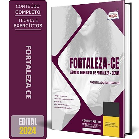 Apostila Câmara de Fortaleza CE 2024 - Analista de Gestão de Pessoas