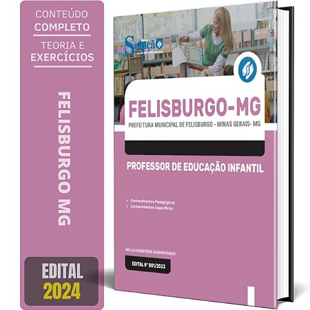 Apostila Prefeitura de Felisburgo MG 2024 - Professor de Educação Infantil