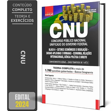 Apostila CNU 2024 - BLOCO 6 - Setores Econômicos E Regulação - Conhecimentos Gerais e Específicos