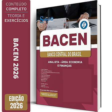 Apostila BACEN 2026 - Analista - Economia e Finanças