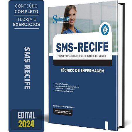 Apostila SMS Recife 2024 - Técnico de Enfermagem